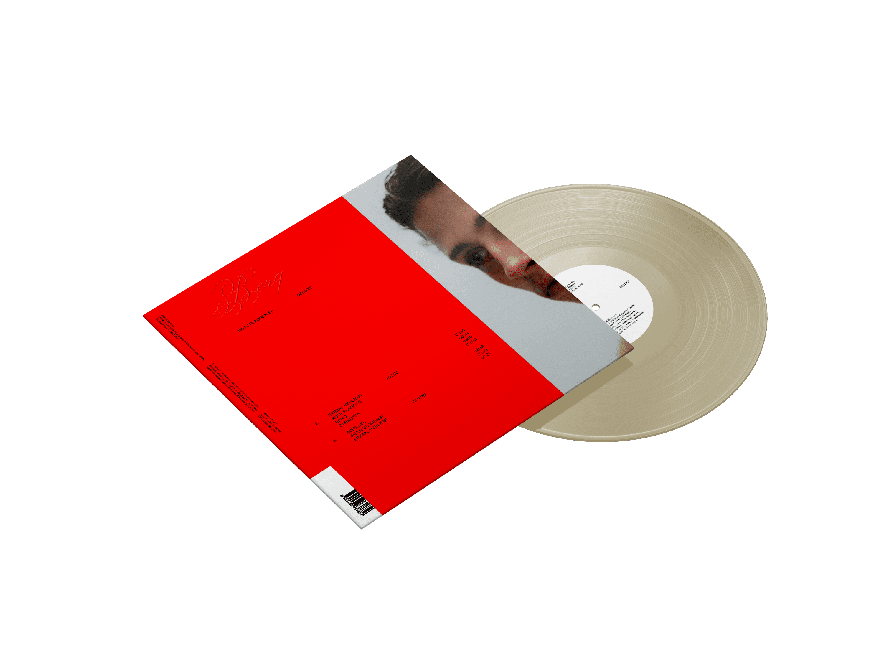 Berq ROTE FLAGGEN EP DELUXE Ltd. LP creme signiert 361645