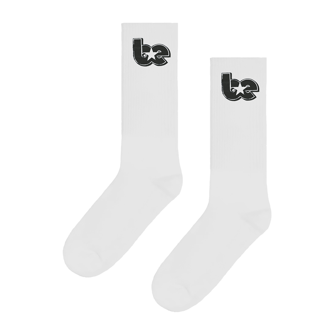 Billie Eilish BE Star White Crew Socks Socken 428808