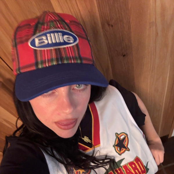Billie Eilish - Billie Tartan Plaid Snapback Hat (Headgear)