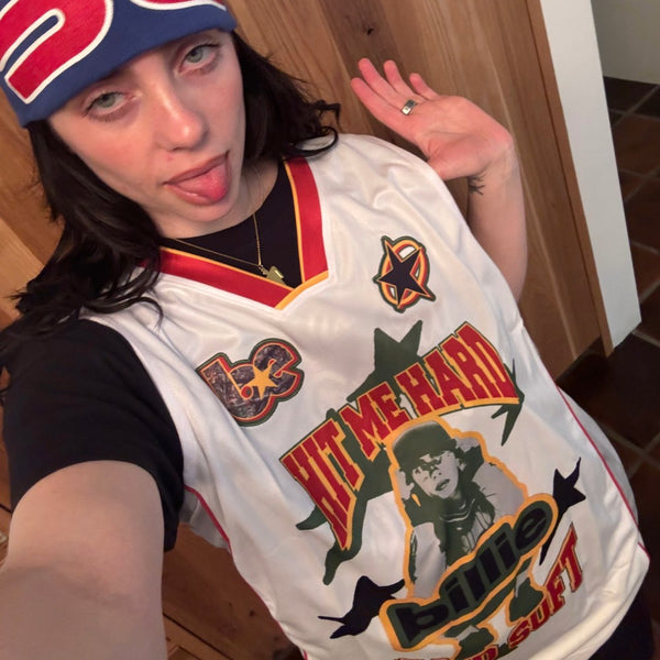 Billie Eilish - Camo Blohsh Baskeball Jersey (Outerwear)