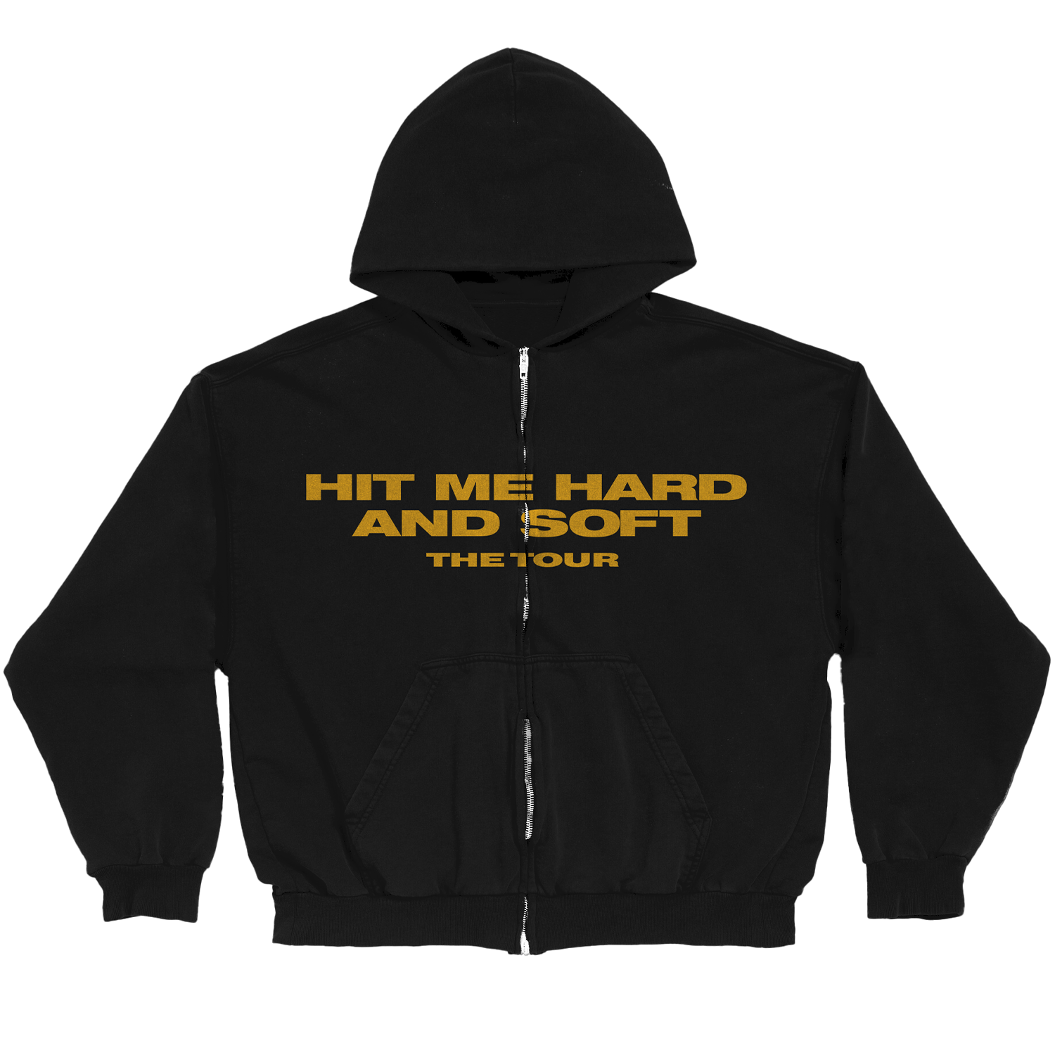 Billie Eilish HIT ME HARD AND SOFT Live in 3D Hands Black Zip Hoodie Kapuzenjacke 441991