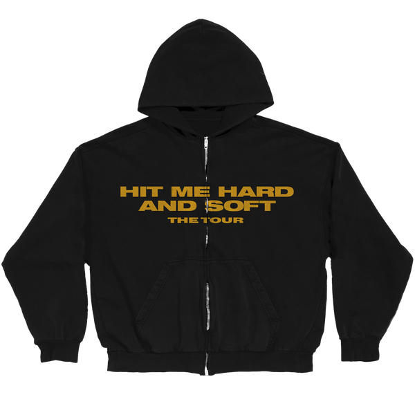 Billie Eilish - HIT ME HARD AND SOFT Live in 3D Hands Black Zip Hoodie (Kapuzenjacke)
