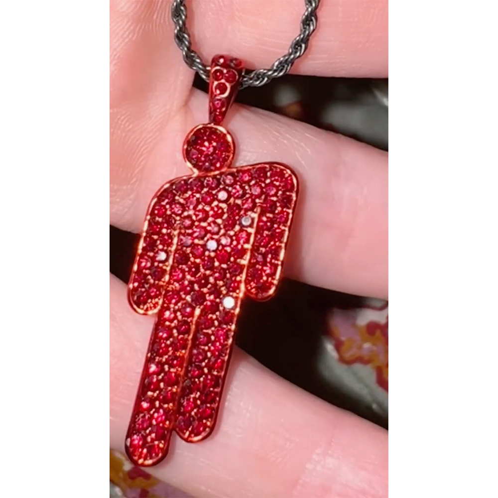 Billie Eilish RED BLOHSH NECKLACE Halskette 395936