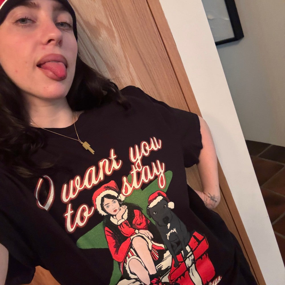Billie Eilish Stay For The Holidays T-Shirt T-Shirts 428736