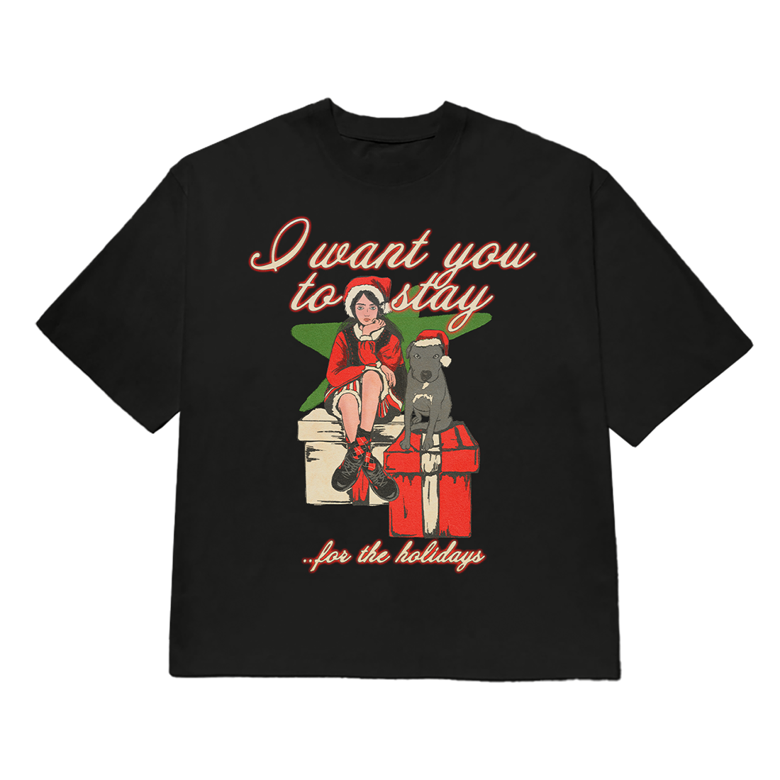 Billie Eilish Stay For The Holidays T-Shirt T-Shirts 428738