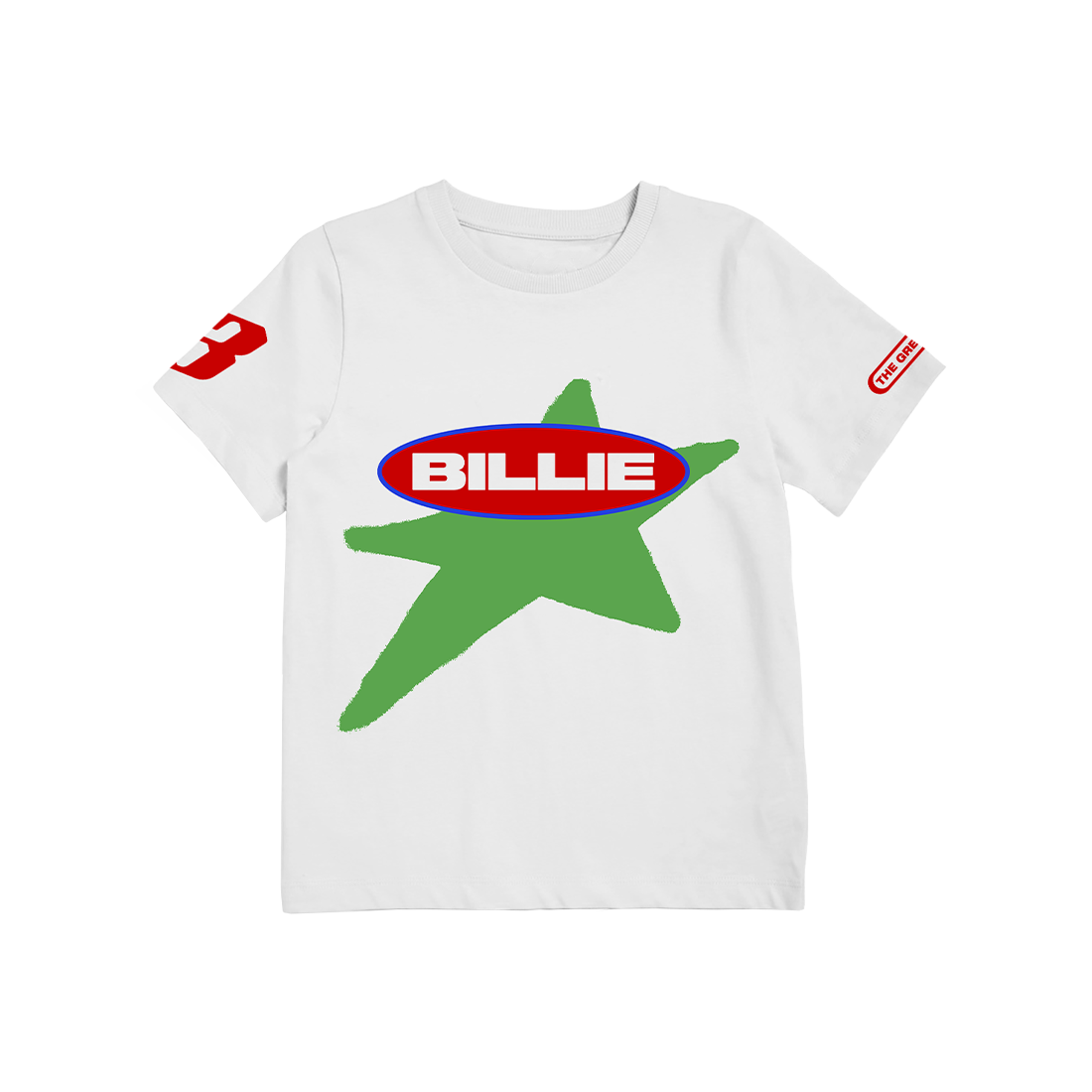 Billie Eilish The Greatest Toddler/Youth White T-Shirt Kinder Shirt 419500