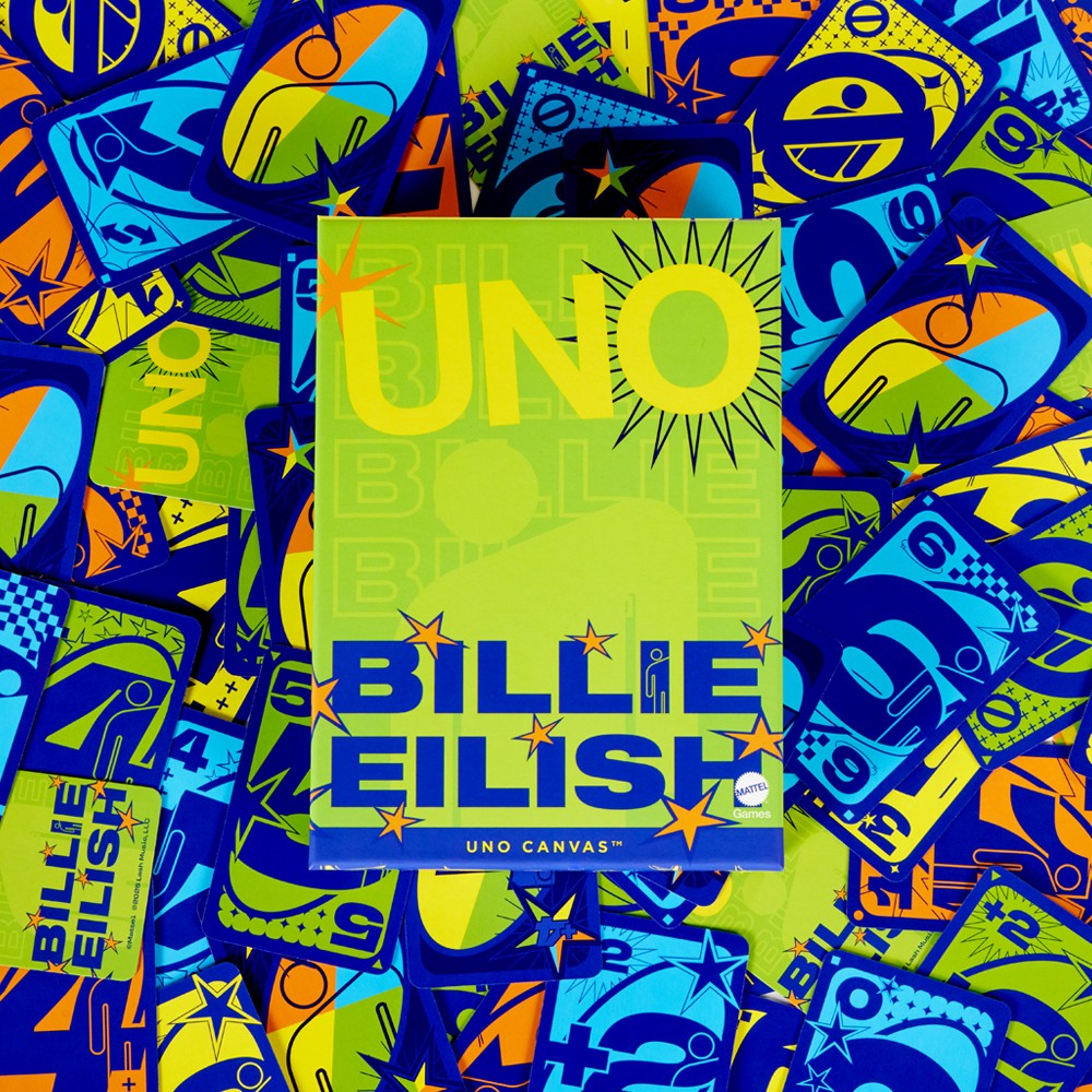 Billie Eilish UNO Canvas Billie Eilish Deck Kartenspiel 419474