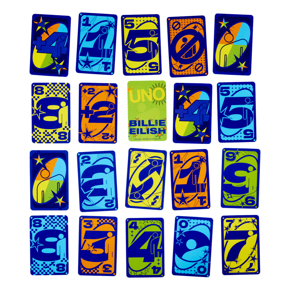 Billie Eilish UNO Canvas Billie Eilish Deck Kartenspiel 419480