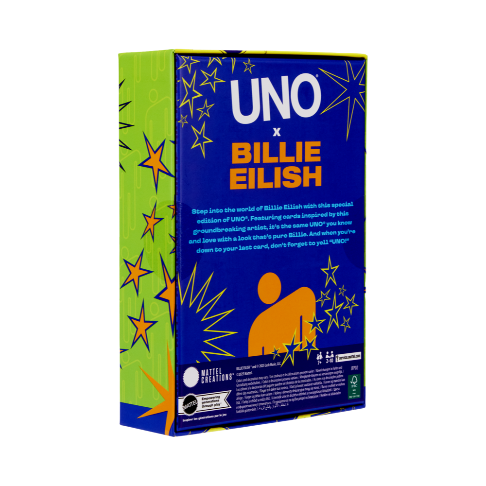 Billie Eilish UNO Canvas Billie Eilish Deck Kartenspiel 419484