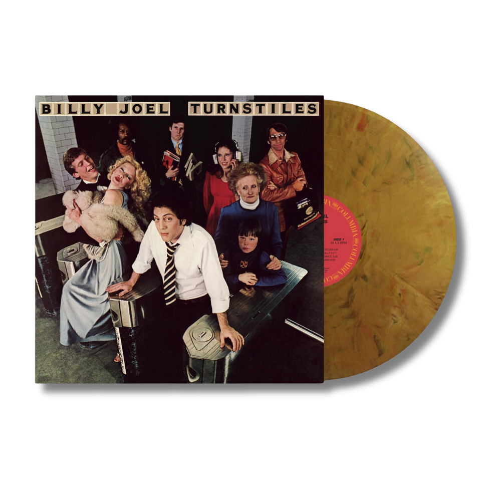 Billy Joel Turnstiles Subway Token Gold Vinyl LP 460641