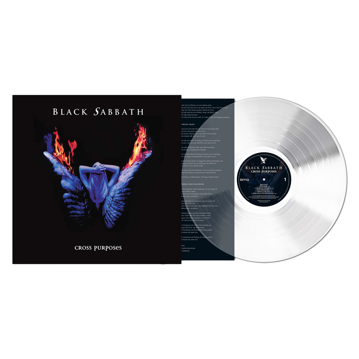 Black Sabbath Cross Purposes (2024 Remaster)  1LP - clear 464313