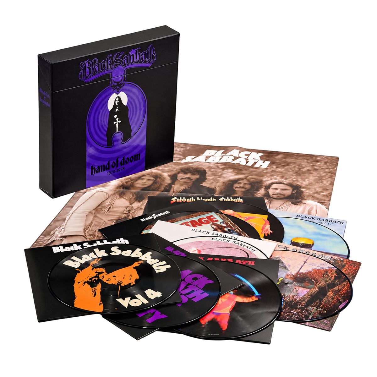 Black Sabbath Hand of Doom Limited Picture Disc Collector's Box Set edition 464343