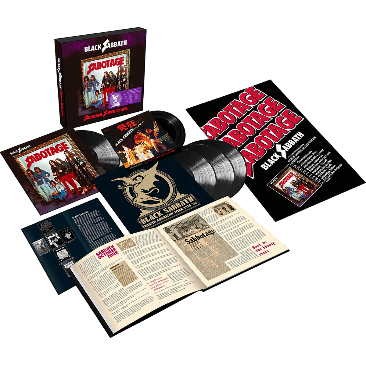 Black Sabbath Sabotage (Super Deluxe Box Set) Vinyl LP 464339