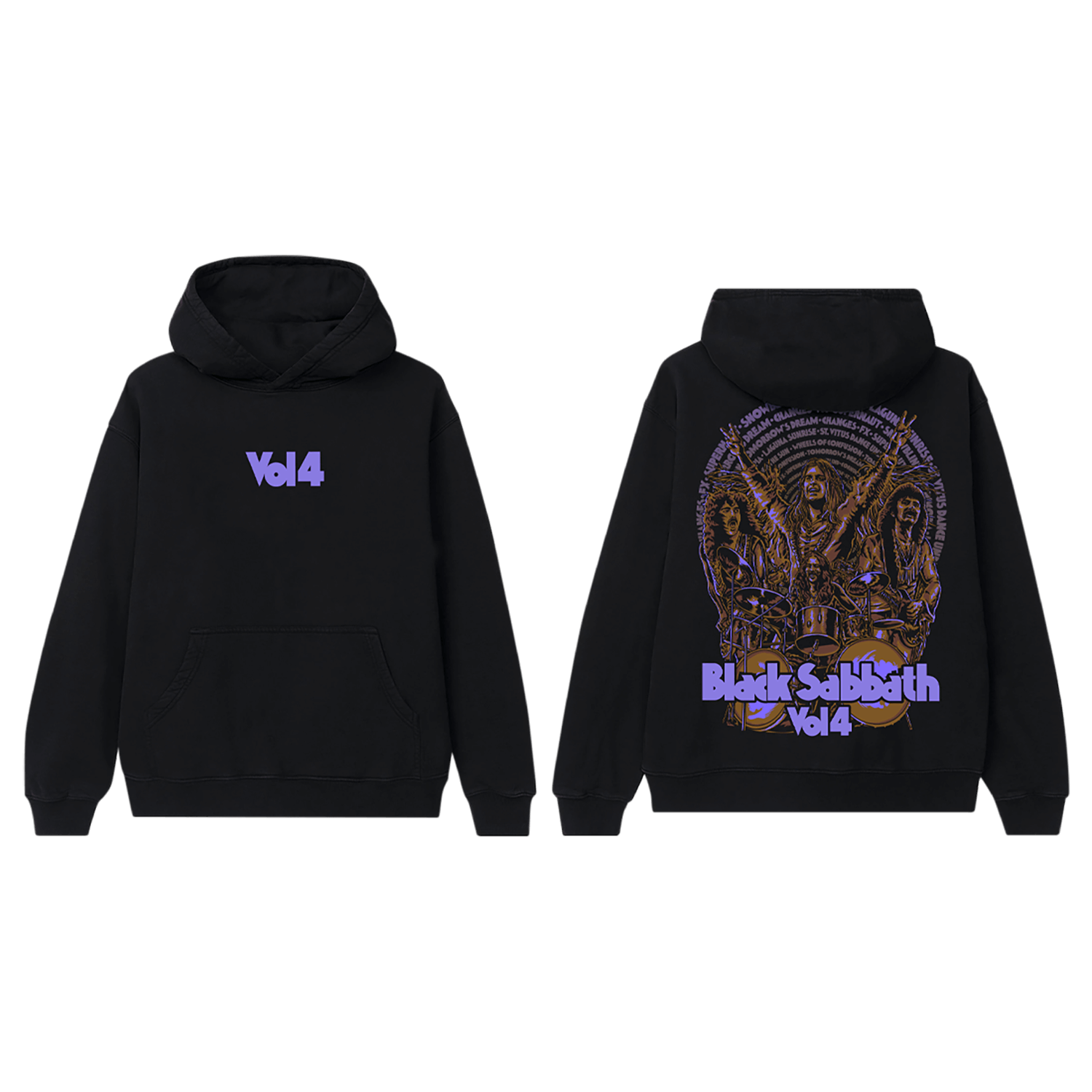 Black Sabbath Vol. 4 Purple Kapuzenpullover 247655
