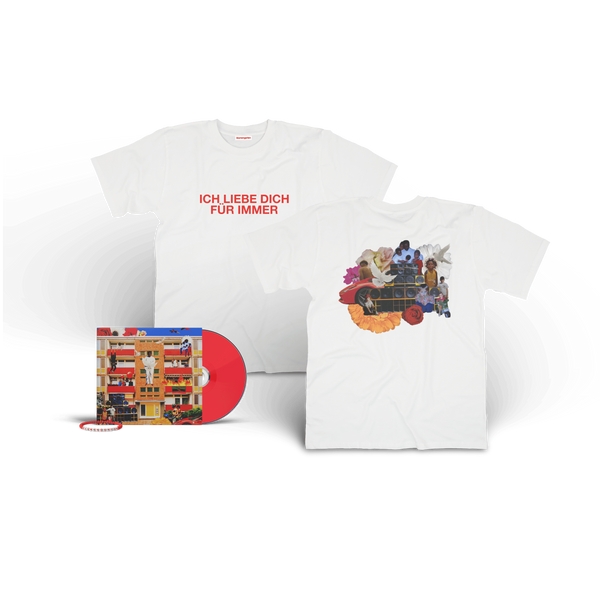 Blumengarten - Ich liebe dich für immer (CD & T-Shirt Bundle mit Perlenarmband)