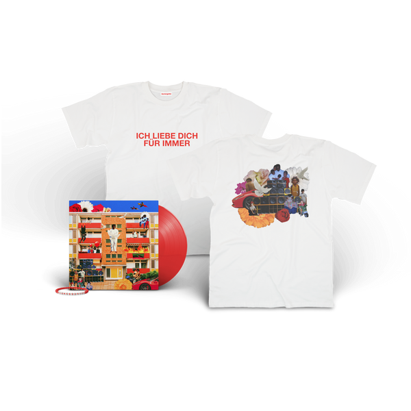 Blumengarten - Ich liebe dich für immer (Vinyl & T-Shirt Bundle mit Perlenarmband)