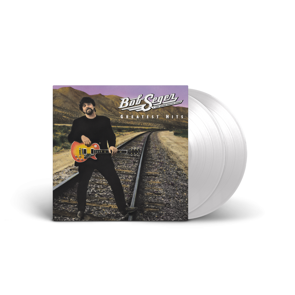 Bob Seger & The Silver Bullet Band Greatest Hits Limited White + Silver Marble Vinyl 2LP 425648