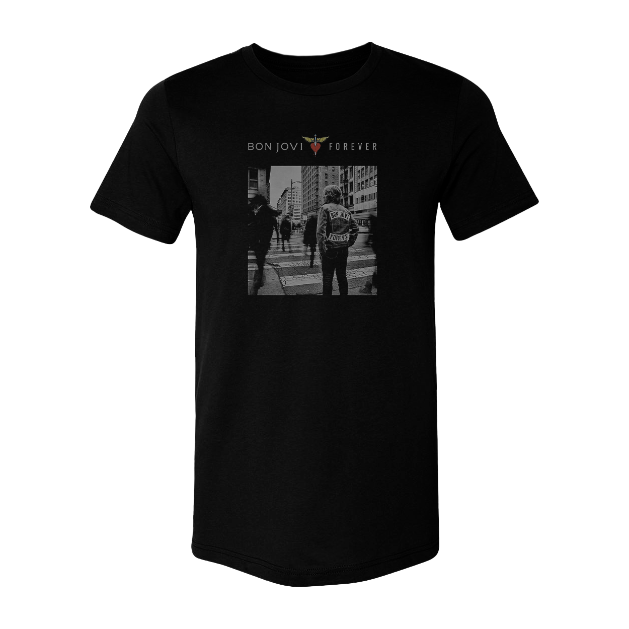 Album Cover Tee in Black