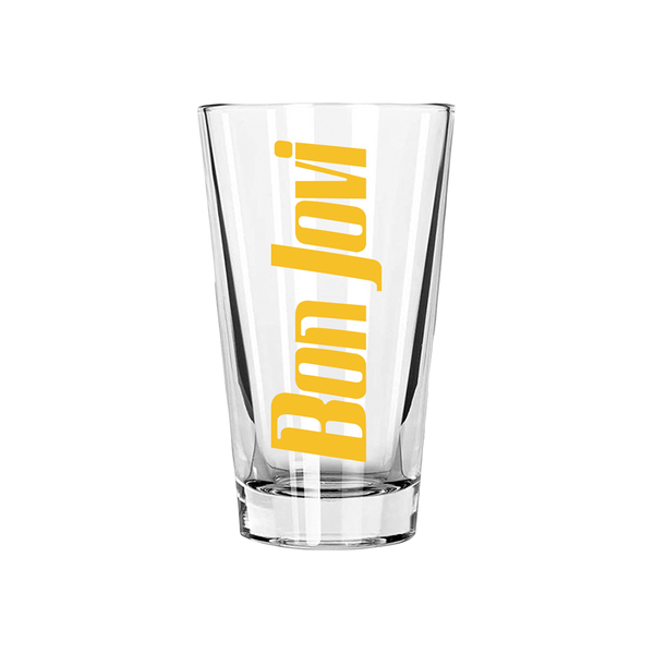 Bon Jovi - Slippery When Wet Pint Glass (Merch)