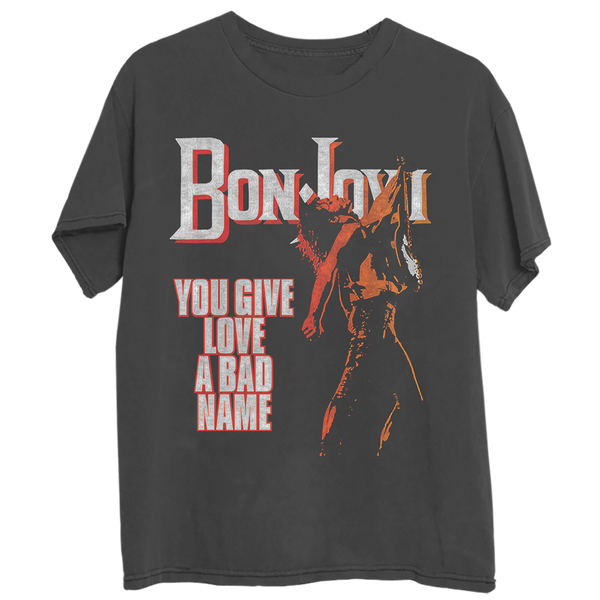 Bon Jovi - You Give Love A Bad Name ’86 T-Shirt  (T-Shirt)