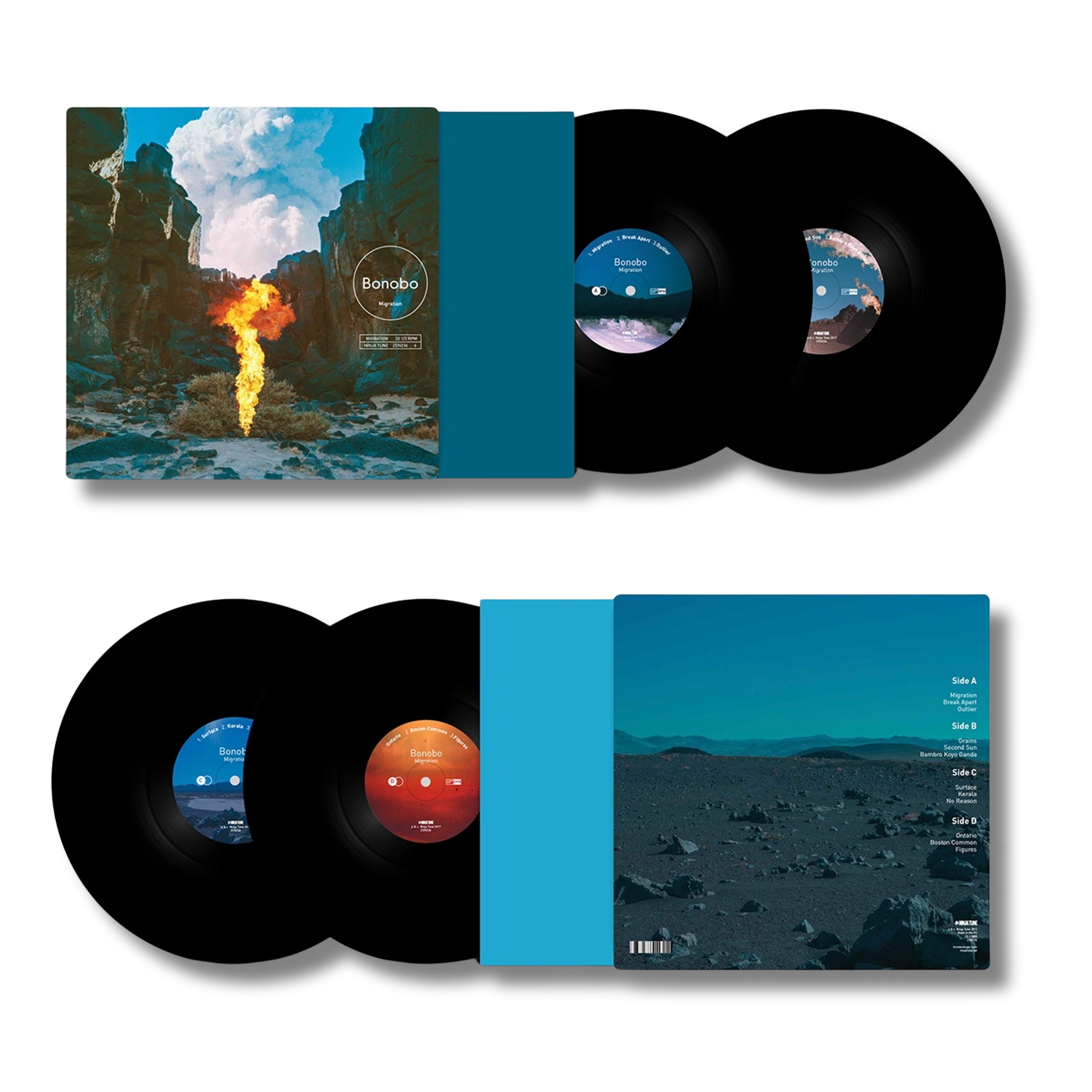 Bonobo Migration Black Vinyl 2LP + MP3 - 180g 443305