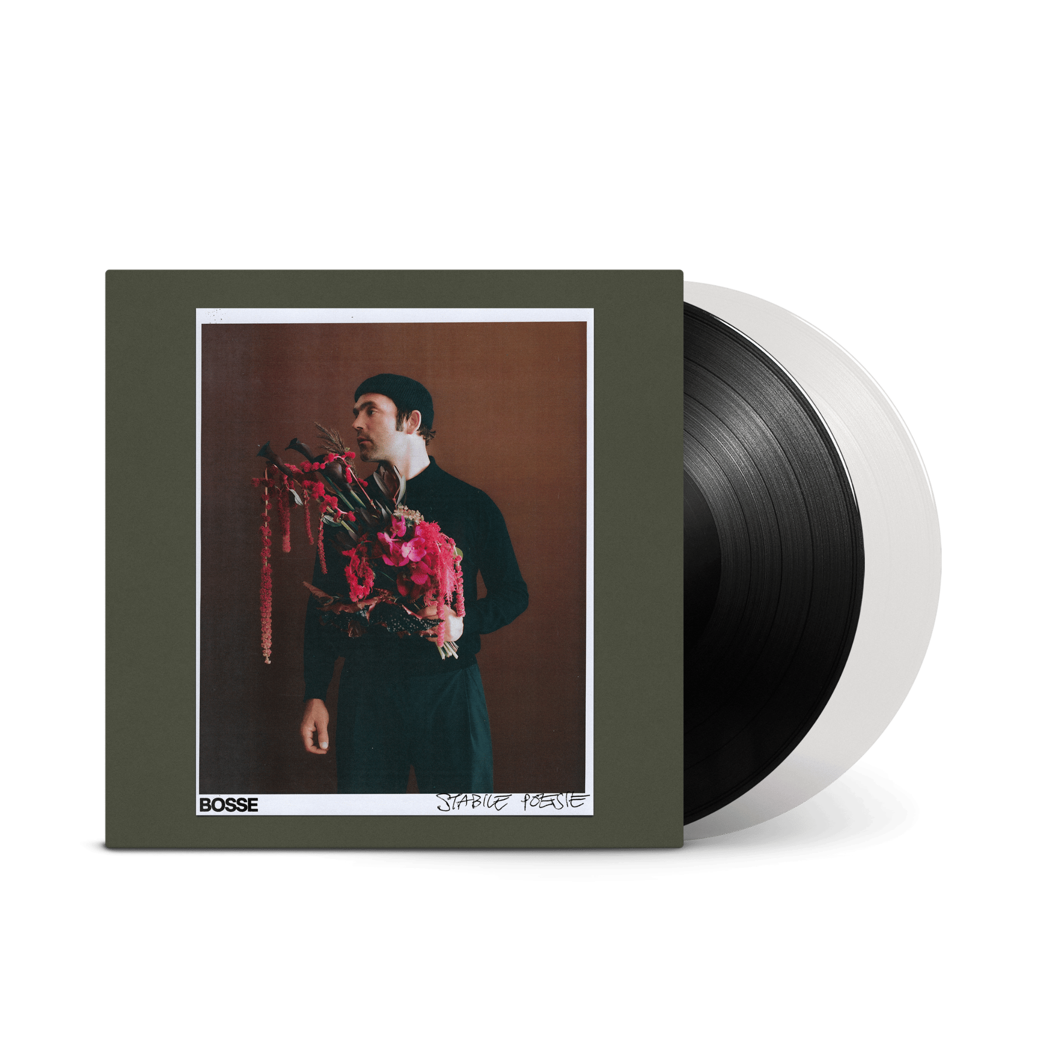 Bosse Stabile Poesie - 2LP (limitiert) Schwarzes & crystal clear Bio-Vinyl, 12 Songs + 8 Live Songs 436245