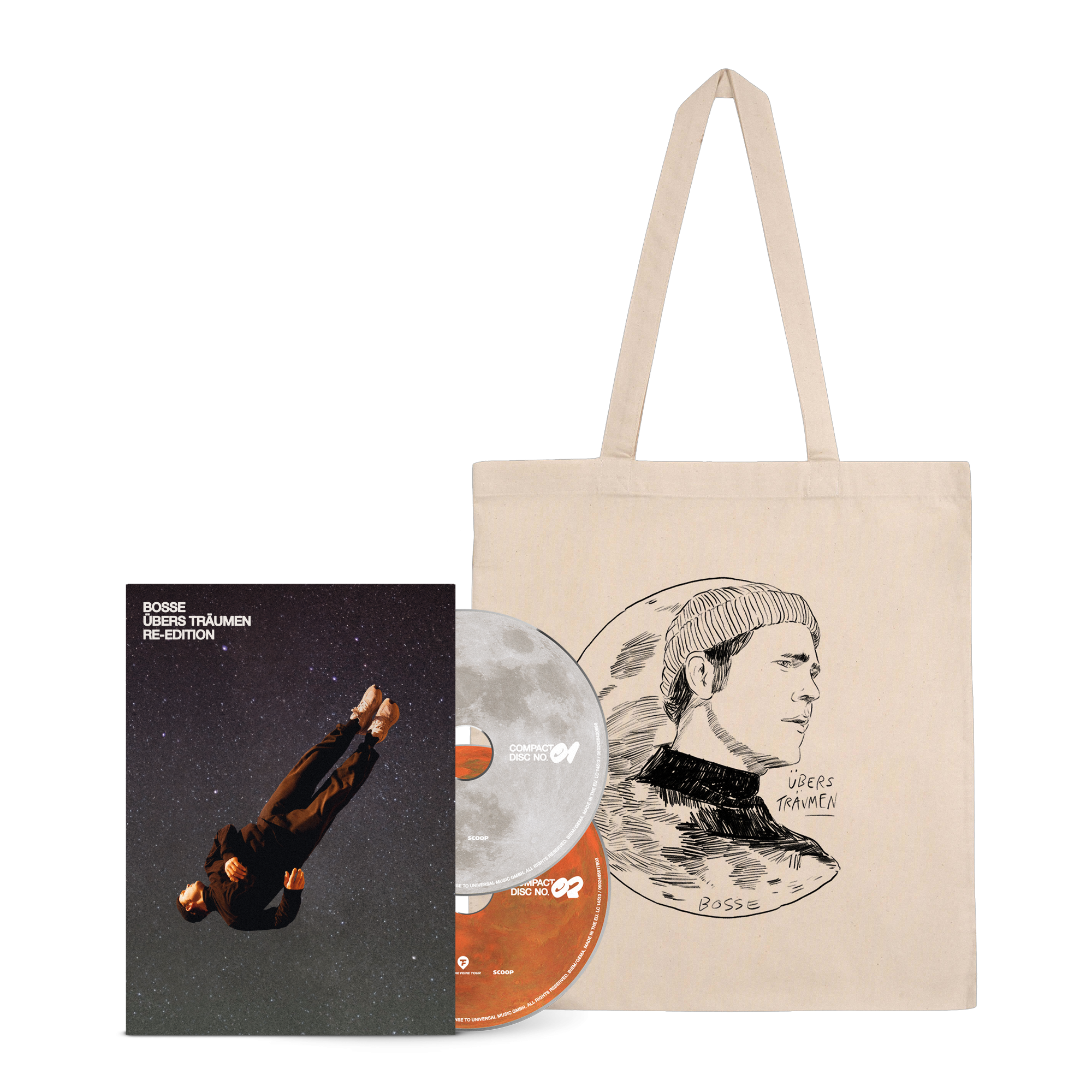 Bosse Übers Träumen (Re-Edition) Ltd. 2CD + Beutel 352889