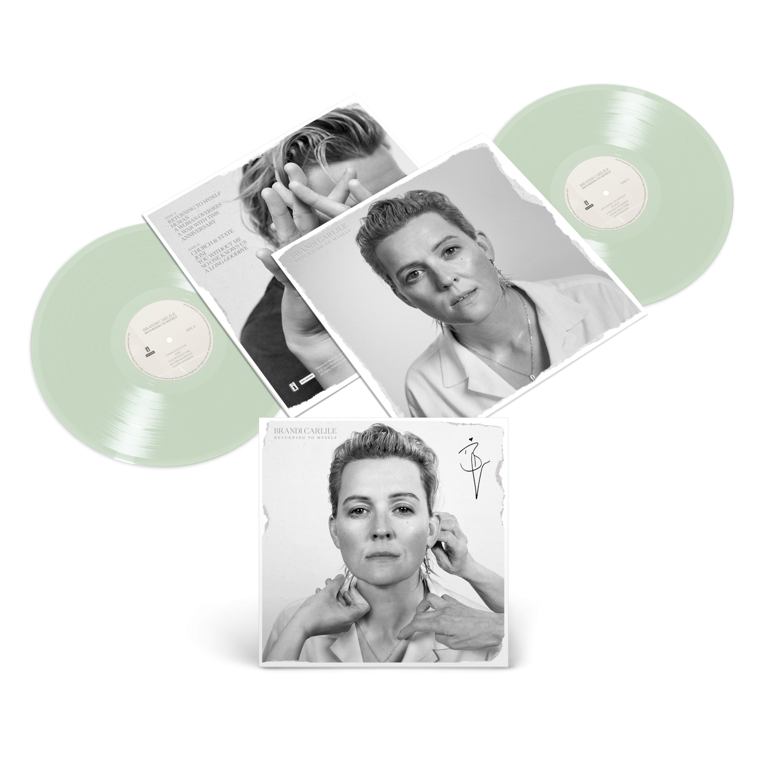 Brandi Carlile Returning to Myself  Store Exclusive Vinyl + Signed Art Card CD-Size 420918