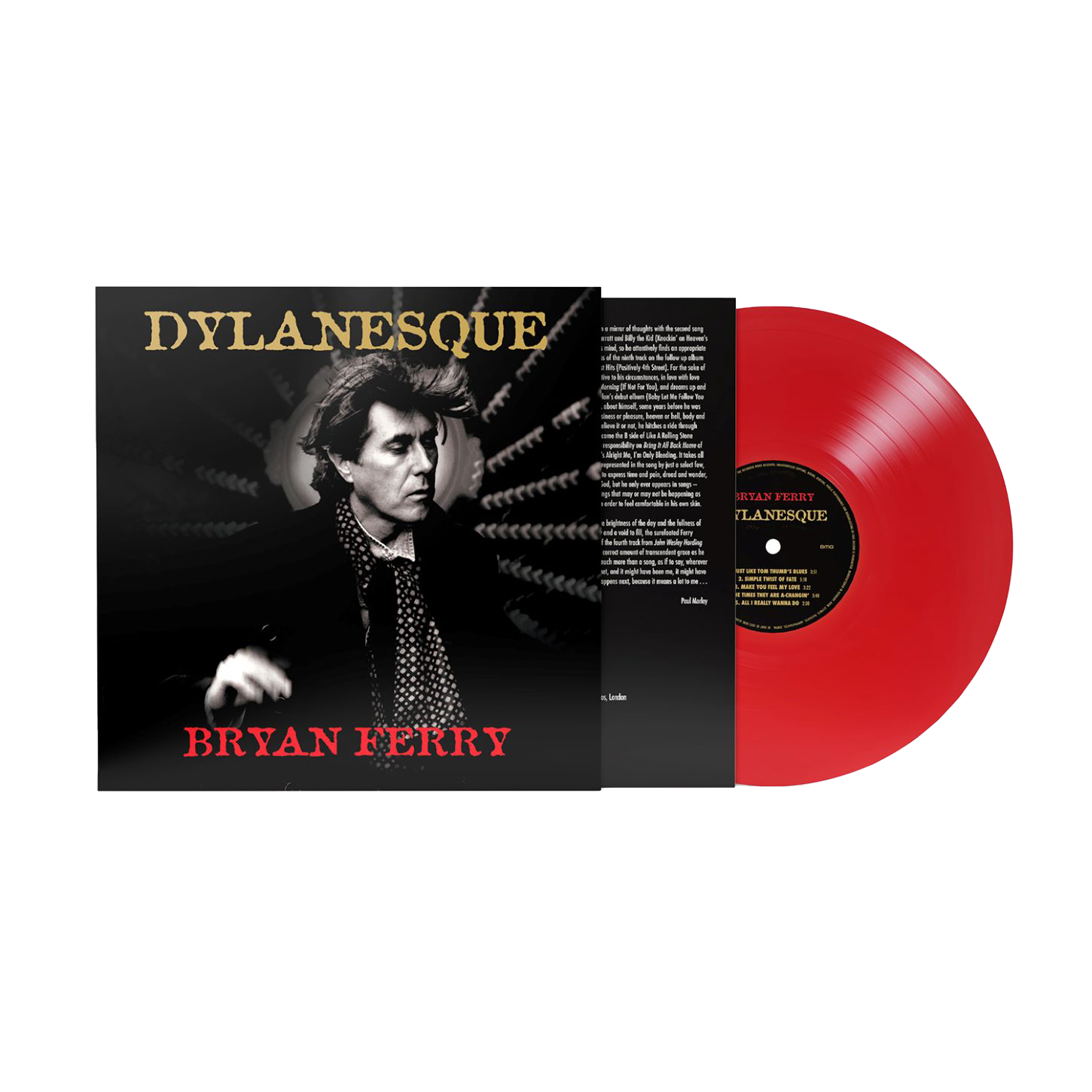 Bryan Ferry Dylanesque Limited Red LP 425390