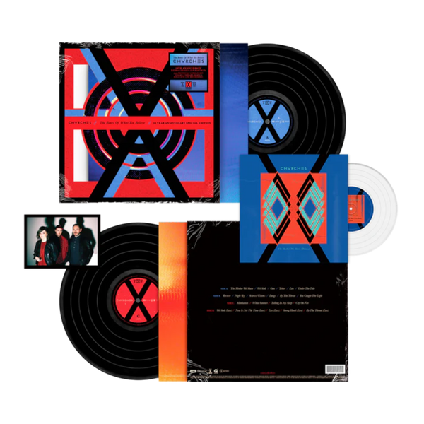 CHVRCHES - THE BONES OF WHAT YOU BELIEVE (Exclusive Limited 10th Anniversary Vinyl Bundle)