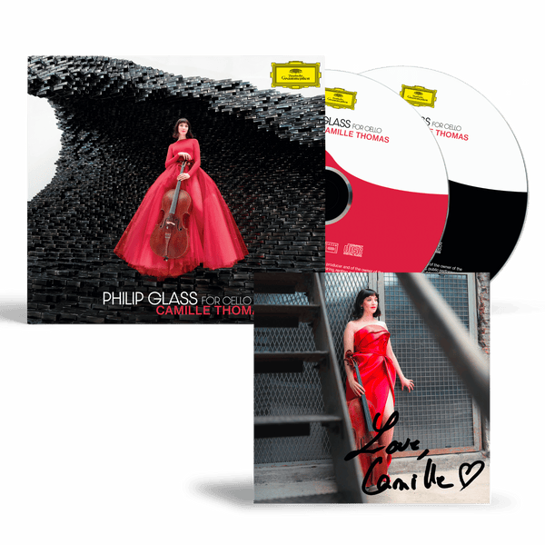 Camille Thomas - Kopie: Philip Glass: For Cello (2CD + signierte Artcard)