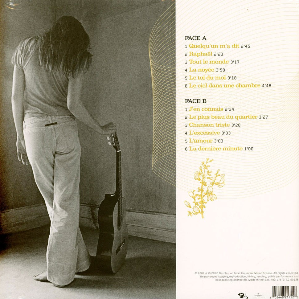 Carla Bruni Quelqu'un m'a dit Limited 20th Anniversary Transparent LP 263013