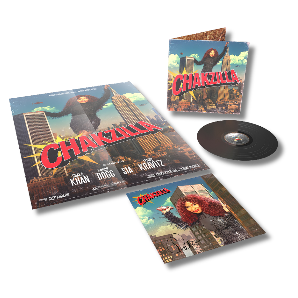 Chaka Khan Chakzilla  Black Vinyl LP + Signed Artcard 459735