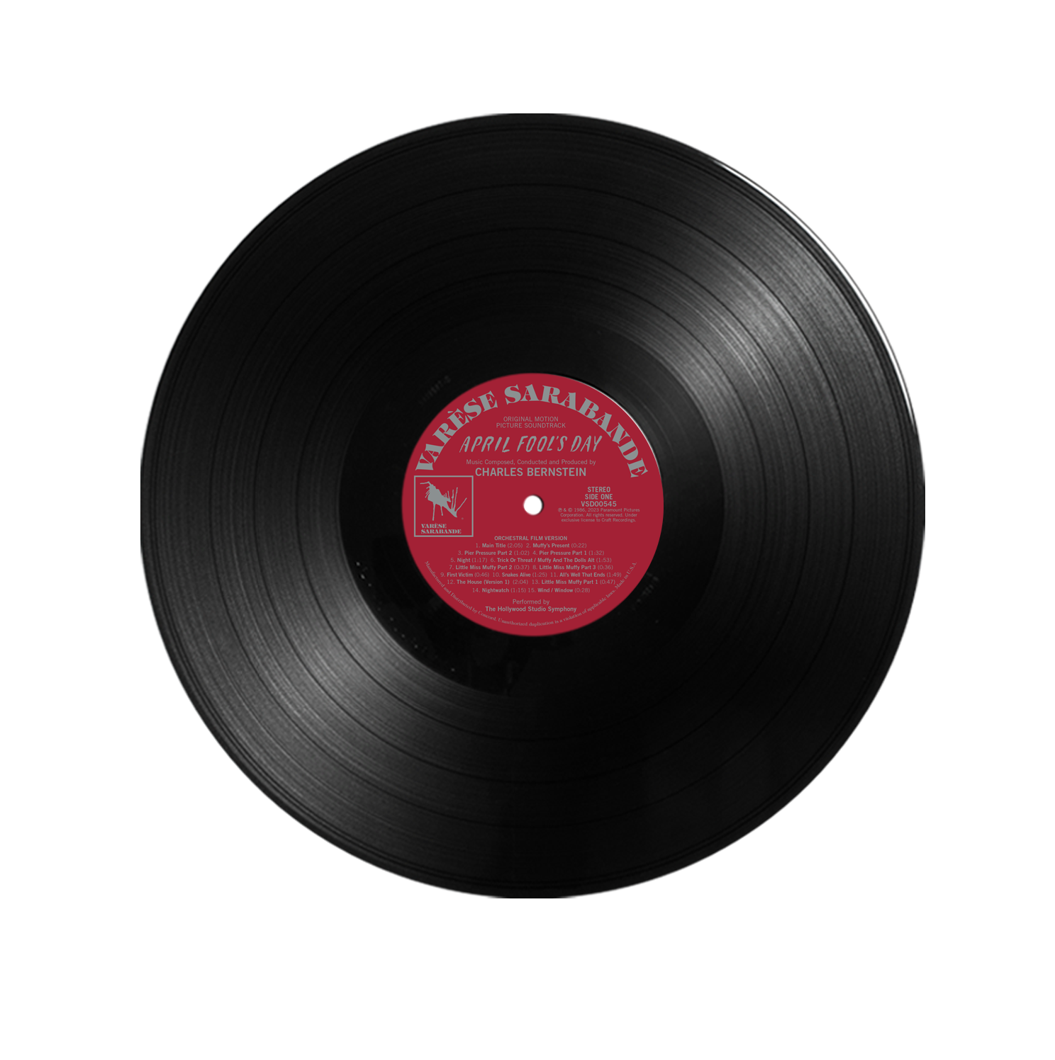 Charles Bernstein April Fool's Day 2LP 330976