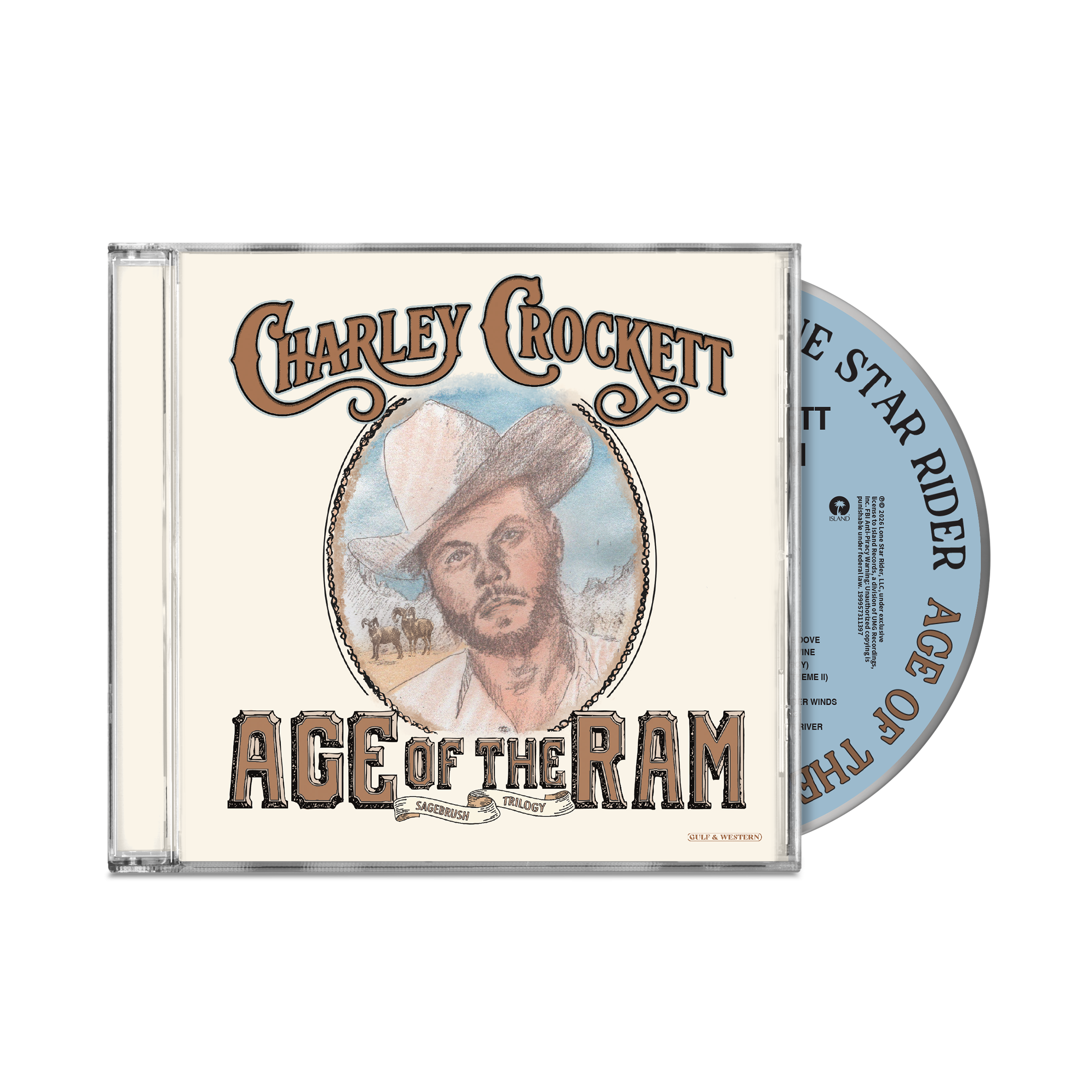 Charley Crockett Age Of The Ram Standard CD 436571
