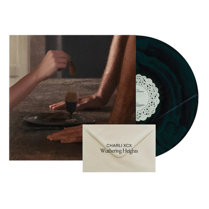 Charli XCX Wuthering Heights Black & Dark Green Marbled Vinyl LP + Booklet 432507