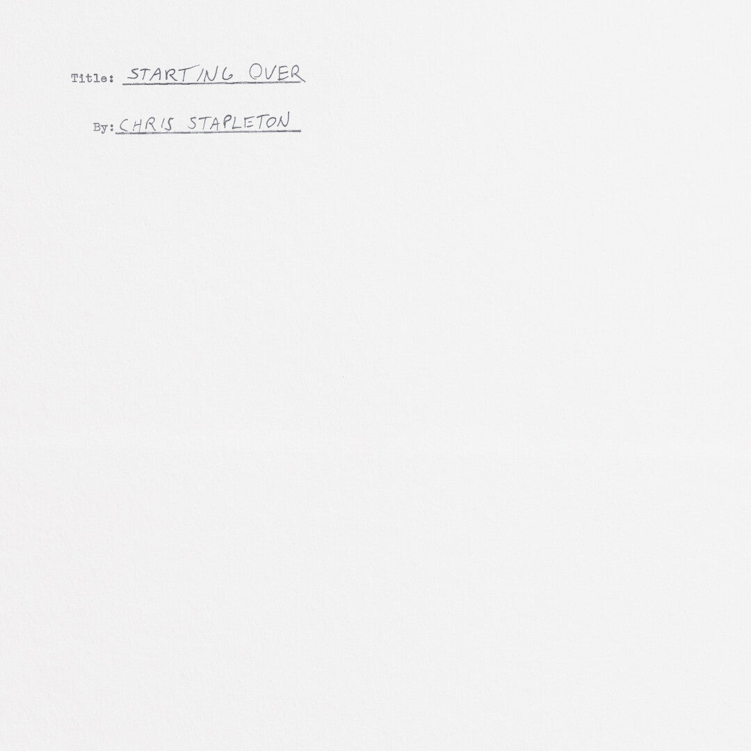 Chris Stapleton Starting Over CD 350305