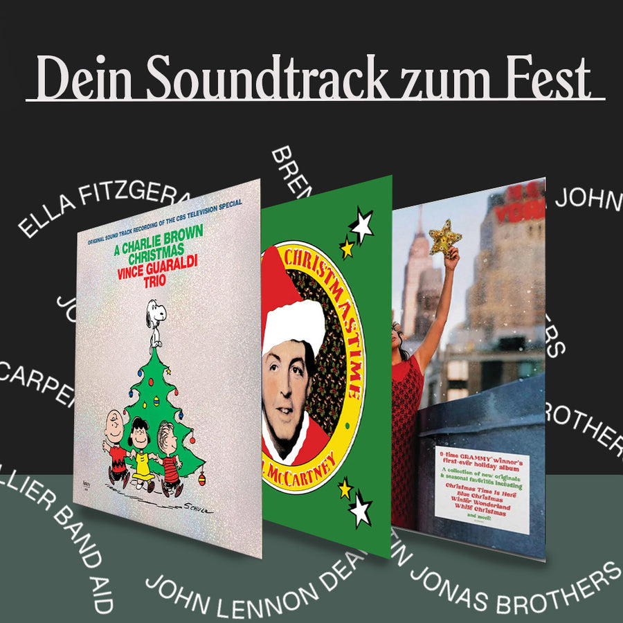 Banner für Soundtracks zum Weihnachtsfest im The Circle Store