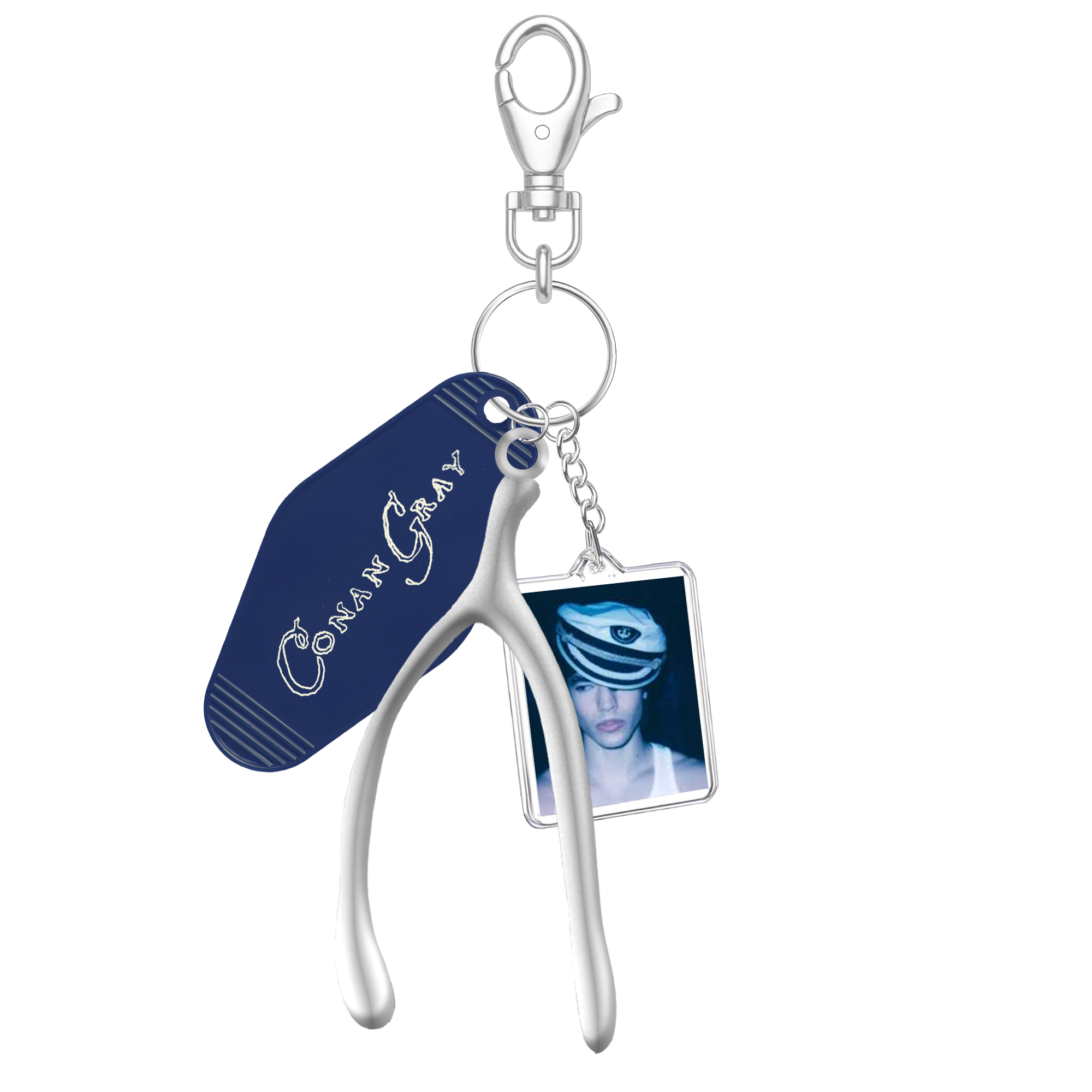 Conan Gray Wishbone Charm Keychain Schlüsselanhänger 456467