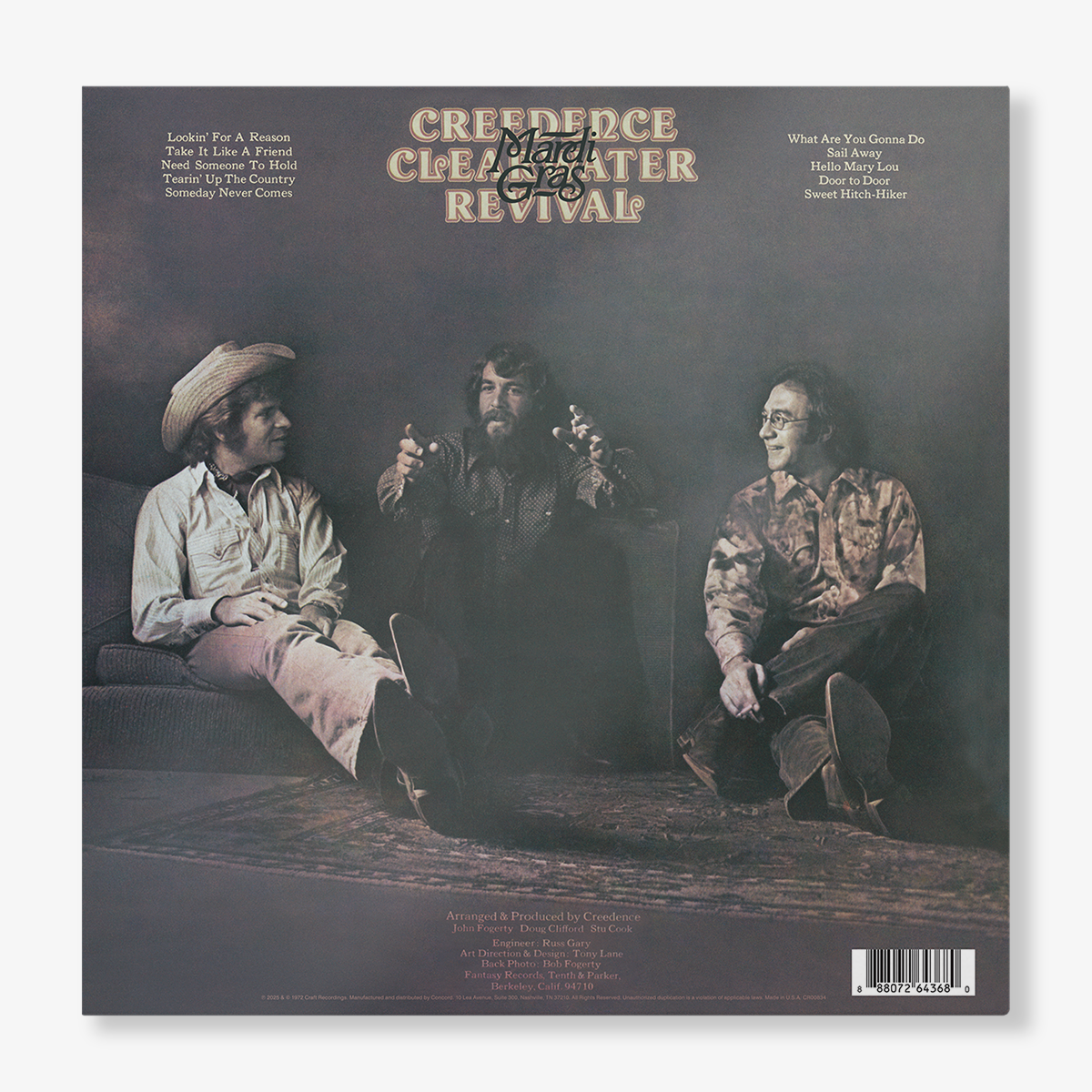 Creedence Clearwater Revival Mardi Gras LP - Colored Vinyl 391317