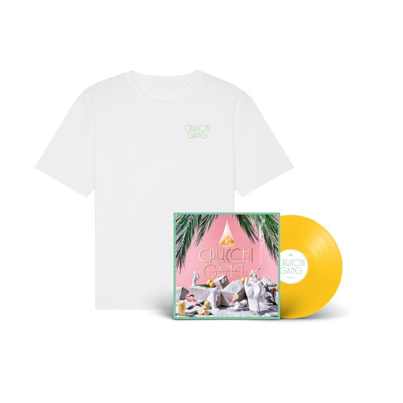 Crucchi Gang Fellini Ltd. LP gelb + T-Shirt weiß 293029