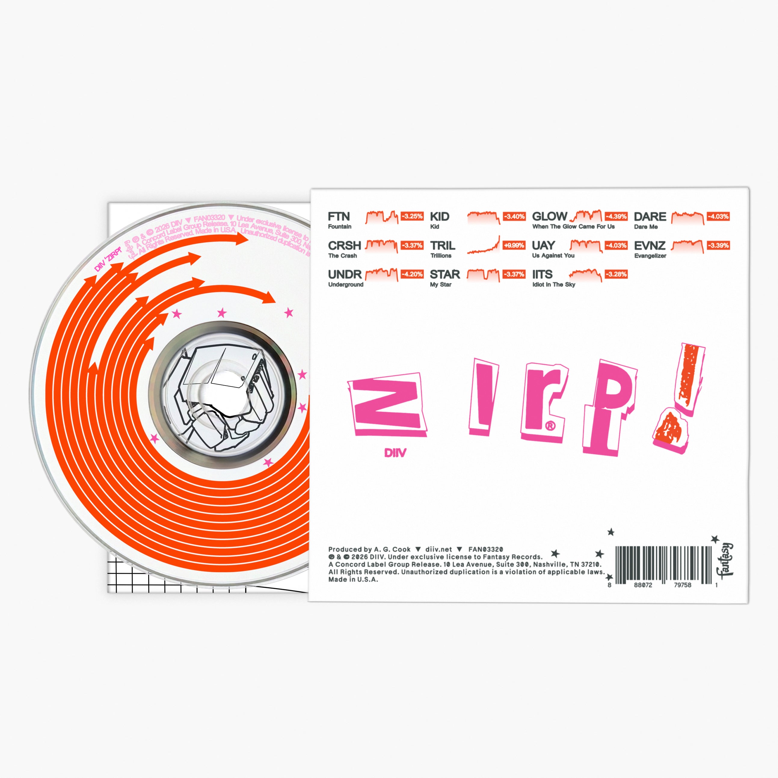 DIIV ZIRP! 1CD 455461