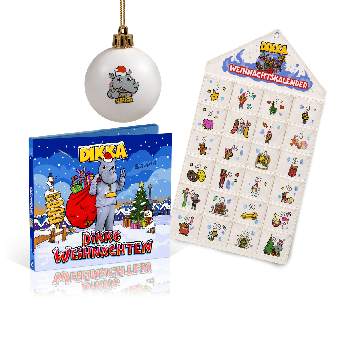 DIKKA DIKKE Weihnachten CD + Adventskalender 461745