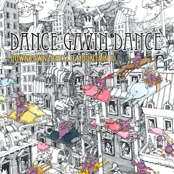 Dance Gavin Dance Downtown Battle Mountain II 15 Year Anniversary Light Blue Glitter LP 448176