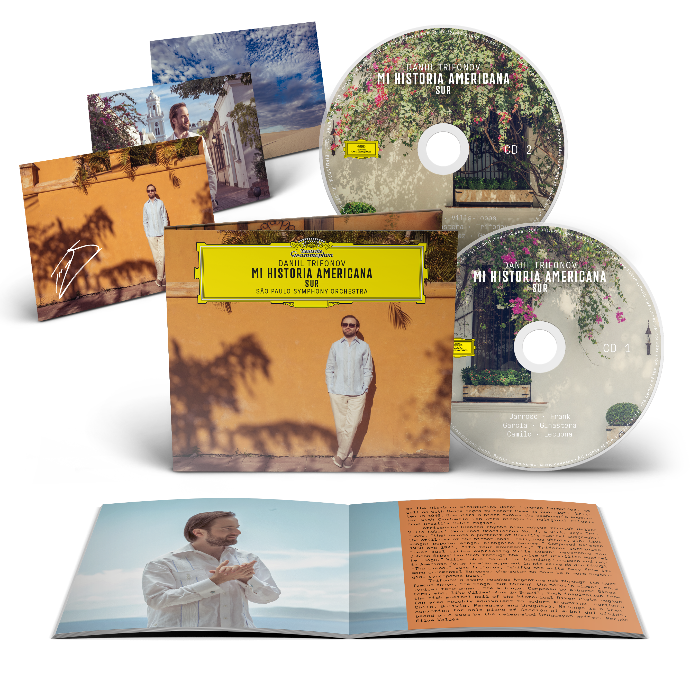 Daniil Trifonov & São Paulo Symphony Orchestra MI HISTORIA AMERICANA – SUR 2CD Digipack + signiertes Postkarten Set 453921