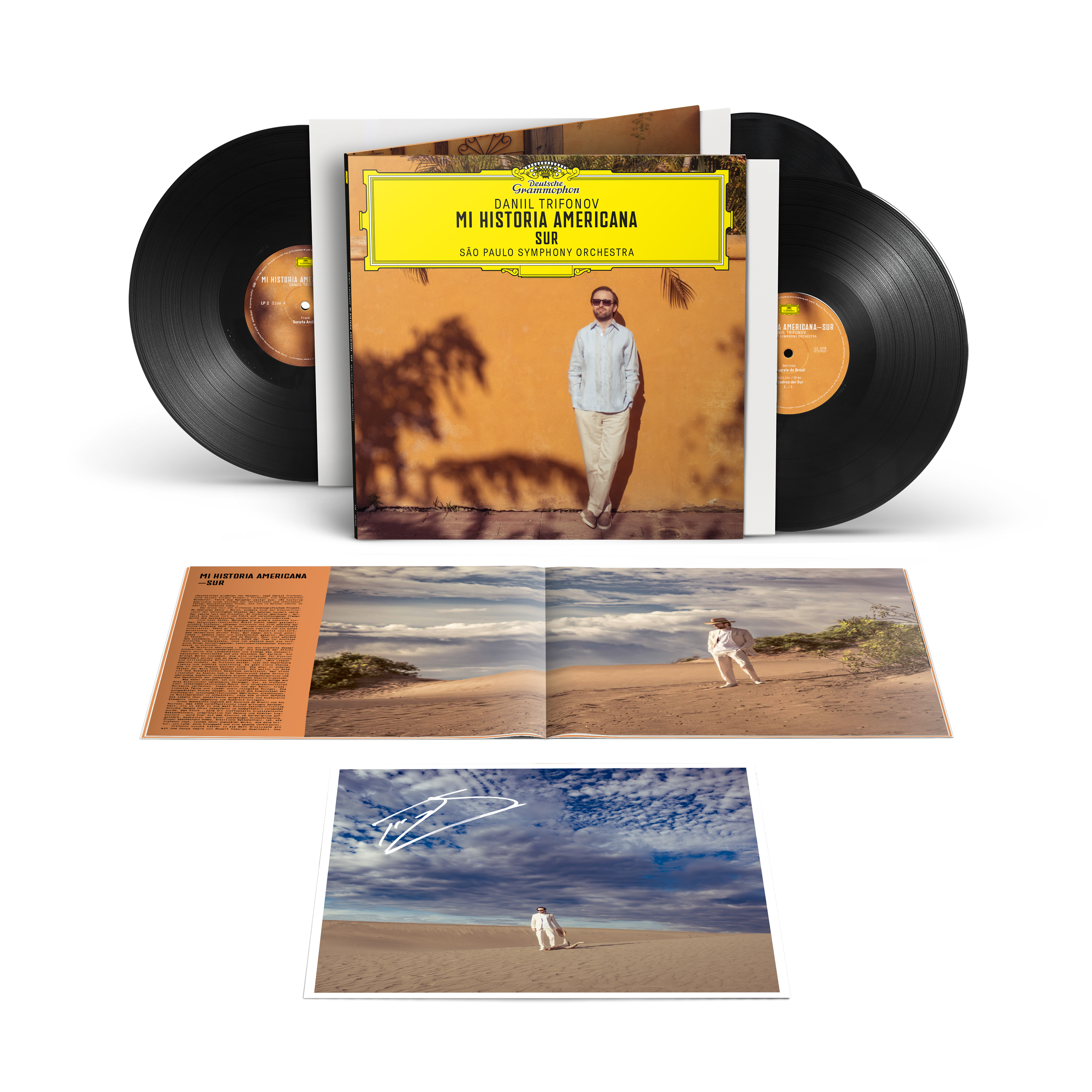 Daniil Trifonov & São Paulo Symphony Orchestra MI HISTORIA AMERICANA – SUR 3LP Vinyl Gatefold + signierte Artcard (Vinyl Größe) 453929