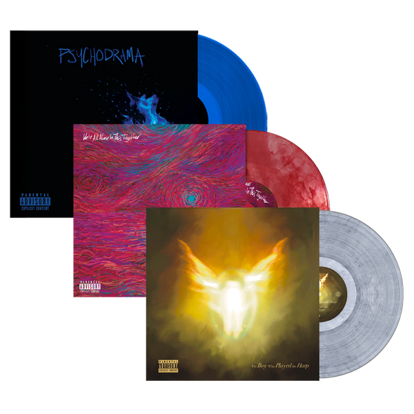 Dave - The Boy Who Played the Harp Exclusive Silver Marbled 2LP Vinyl, We're All Alone In This Together & Psychodrama Vinyl (Vinyl Bundle)