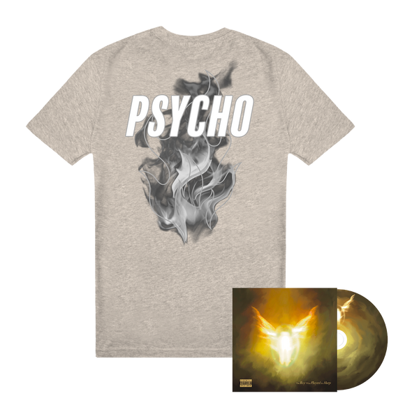 Dave - The Boy Who Played the Harp (CD + Psycho 3M Flame Grey Tee Bundle)