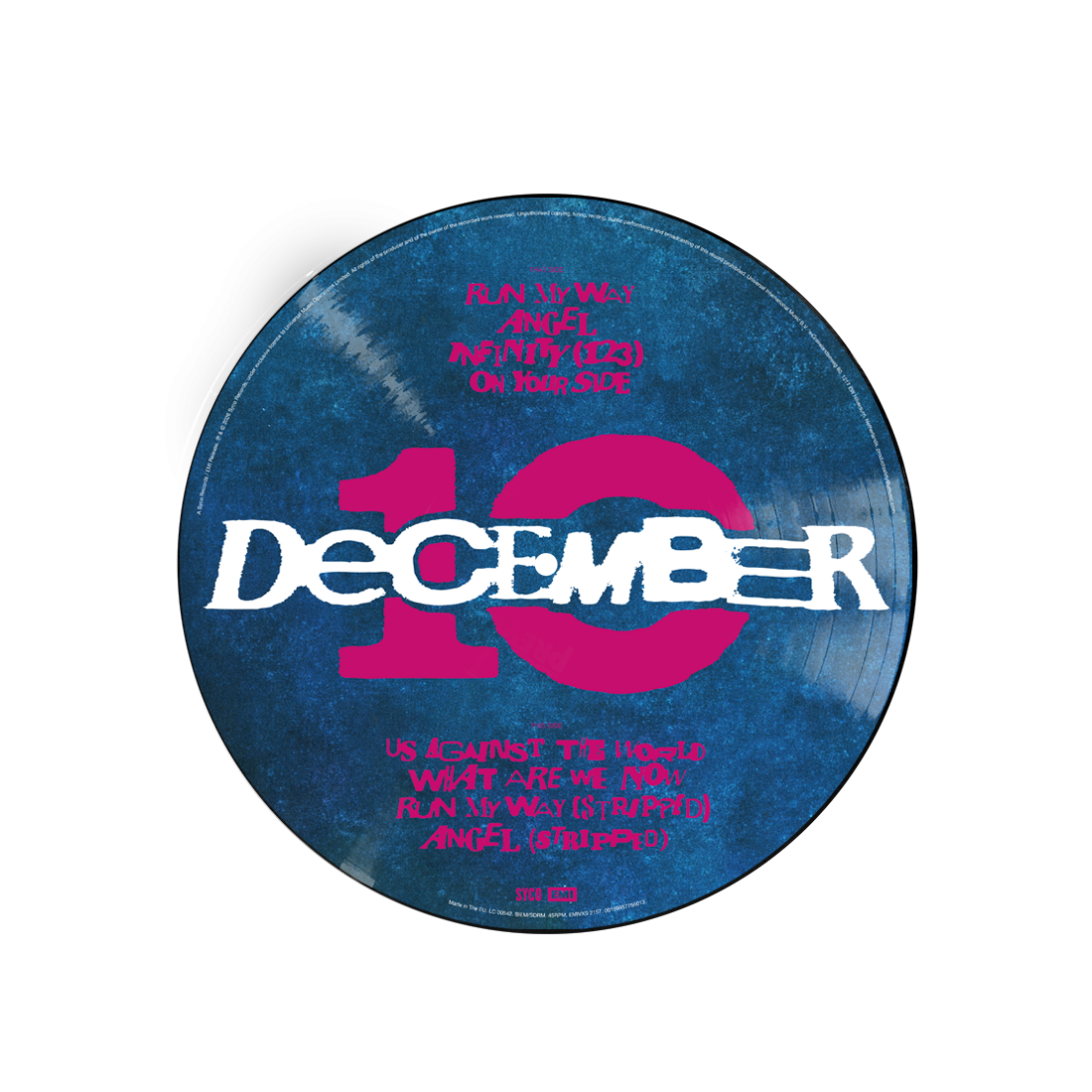 December 10 On Your Side Tenners Numbered Picture Disc 449452