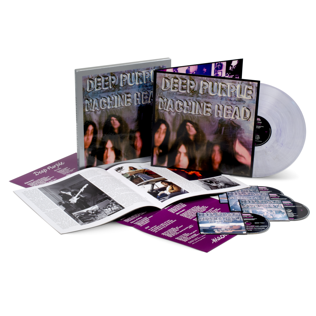 Deep Purple Machine Head 50 (Deluxe) LP + 3CD + 1 Blu Ray Audio - Deluxe Boxset 345852